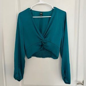 wild fable satin like top